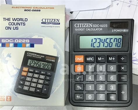 Калькулятор Citizen SDC-022S — купить в Красноярске. Состояние: Новое ...