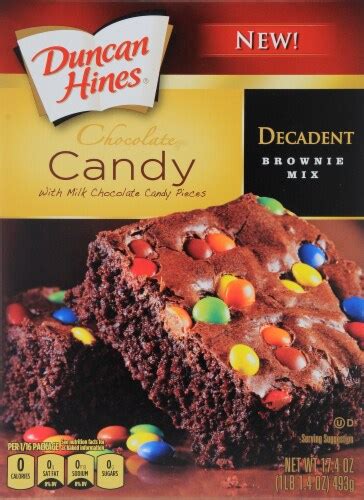 Duncan Hines Decadent Chocolate Candy Brownie Mix 17 4 Oz Kroger