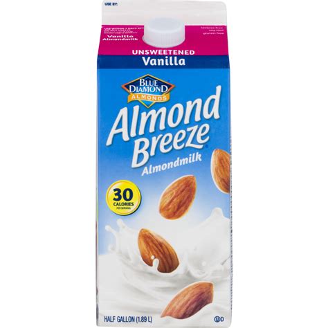 Almond Breeze Almond Milk Unsweetened Vanilla 64oz CTN | Garden Grocer