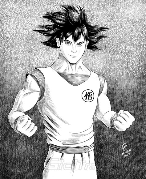 Goku Ink By Gicitraz On Deviantart