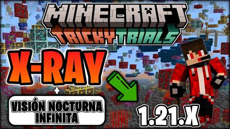 Instalar X Ray Vision Nocturna Infinita Para Minecraft Youtube