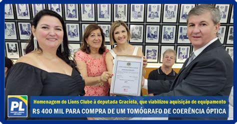 Deputada Delegada Graciela Homenageada Pelo Lions Clube De Franca