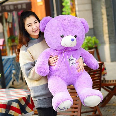 Buy Cute 100cm Giant Purple Lavender Teddy Bear Plush