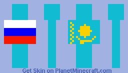 Russian kazakstahn Minecraft Skin