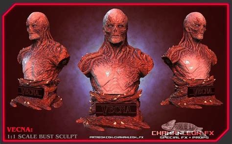 Vecna Stranger Things Full Scale Bust D Model D Printable Cgtrader