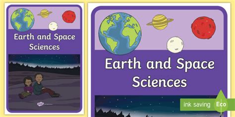 Earth And Space Sciences Book Cover Teacher Made