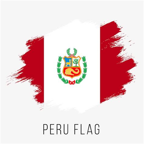 Premium Vector Peru Vector Flag Peru Flag For Independence Day