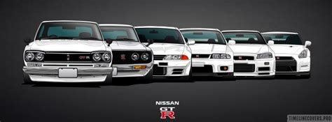 Nissan Gtr Generations Facebook Cover Photo