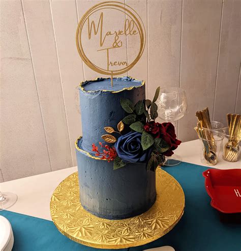 First 2 Tier Wedding Cake Done Rcakedecorating