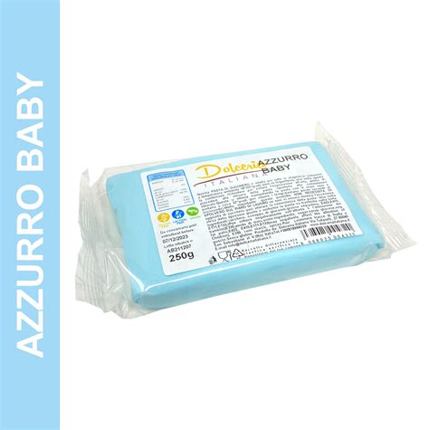 Pasta Di Zucchero Azzurro Baby G Dolceria Italiana