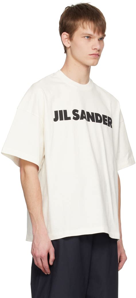 Jil Sander White Boxy T Shirt Jil Sander