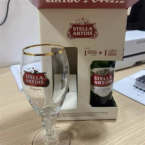 Kit Cerveja Stella Artois 1 Long Neck 330 ml Cálice Stella Artois