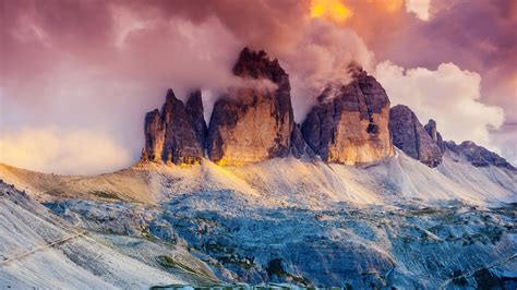 Austria Dolomites 5K Three Peaks Mountains Tre Cime Di Lavaredo