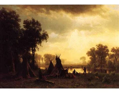 Hand Painted Painting Landscapes Albert Bierstadt Passing Storm