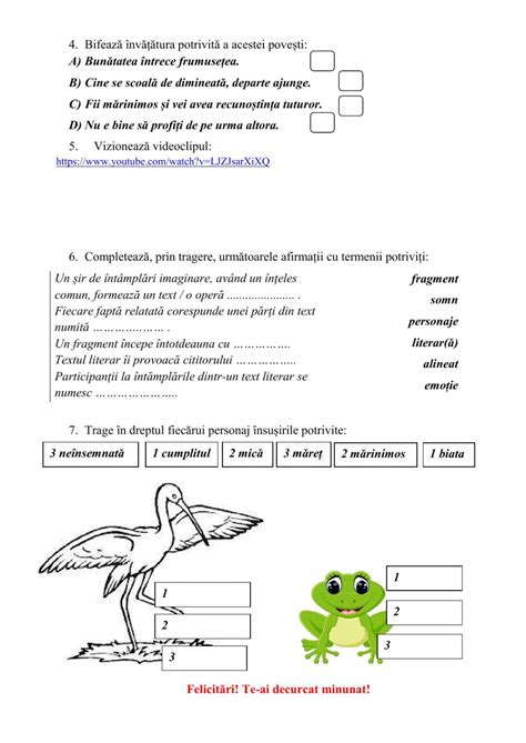 Textul Literar Clasa A II A Worksheet Forgot My Password School