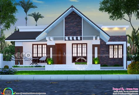 Superb low cost house plan - Kerala home design and floor plans