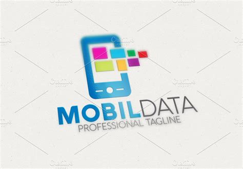 Mobil Branding And Logo Templates Creative Market