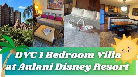 Aulani Disney Resort Spa Room Tour DVC 1 Bedroom Villa Standard