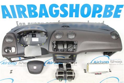 Airbag Kit Tableau De Bord Noir Brun Avec Navi Seat Ibiza J