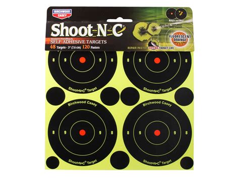 Birchwood Casey Shoot N C Targets Bullseye Targets Pasters