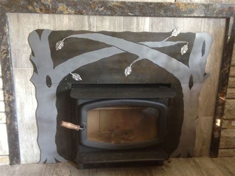 Custom Made Fireplace Insert Surround