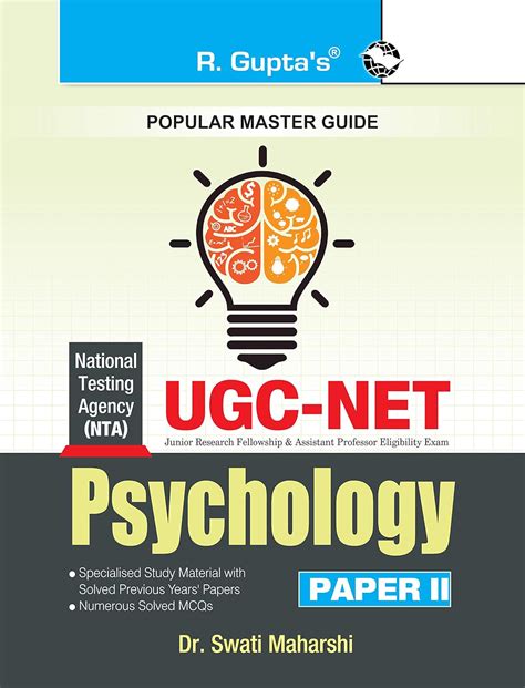 Amazon Nta Ugc Net Jrf Psychology Paper Ii Exam Guide Ebook