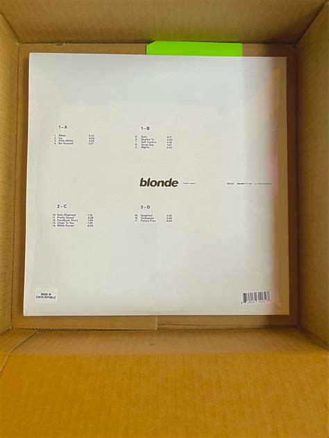 Frank Ocean Blonde Vinyl Frank Ocean Vinyl Guys Night Frank Ocean