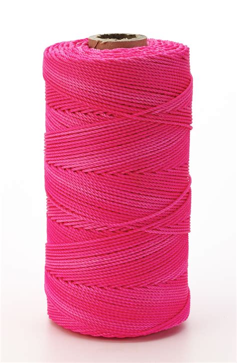 Nylon Mason Twine Lb Braided X Ft Glo Pink Pack Of