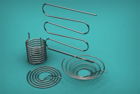 Helical Pipe Coil 3d Model Cgtrader