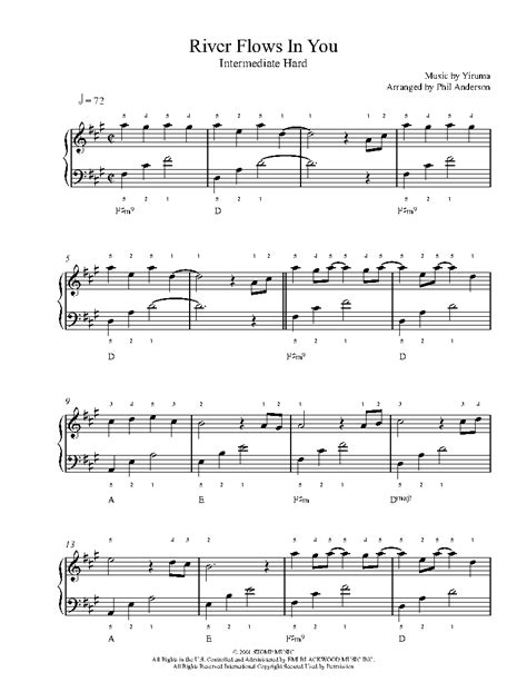 River Flows In You Piano Sheet Music Pdf Repayable Web Log Photo Galleries