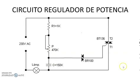 Regulador Potencia Con Triac Youtube