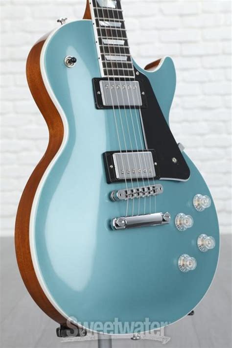 Les Paul Standard Electric Guitar Pelham Blue Musical Electric Guitars