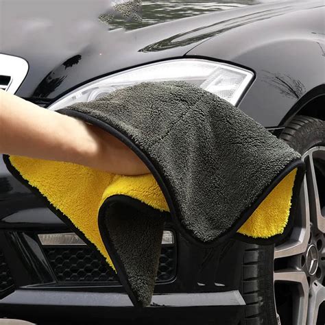 Coral Fleece Thickened Double Sided Car Towel Multifunctional Kitchen Household Cleaning Wowel