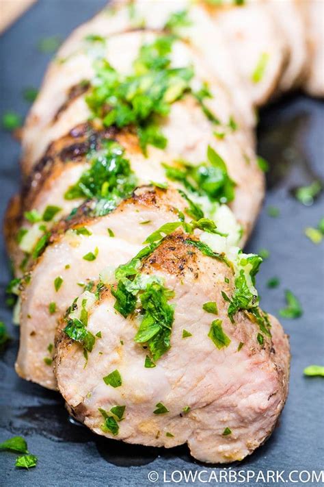 Garlic Butter Pork Tenderloin Low Carb Spark