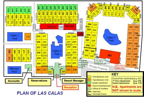 Resort Information Map Self Catering Holiday Lanzarote