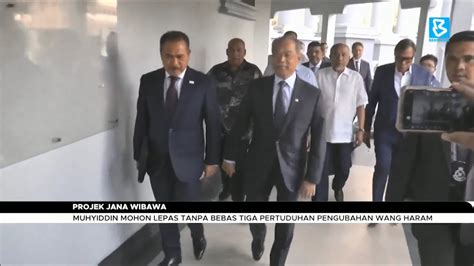 Projek Jana Wibawa Muhyiddin Mohon Lepas Tanpa Bebas Tiga Pertuduhan