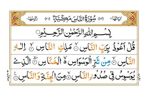 Surah Al Nas