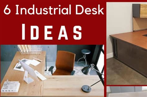 Industrial Desk Ideas greencleandesigns.com industrial office ideas