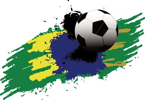 Download Fifa World Cup Football Player Clip Art Brazil Colors Soccer