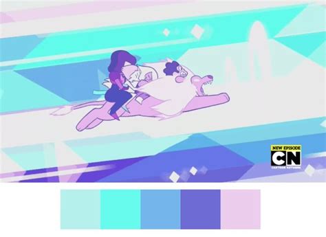 Inspire Se Com As Paletas De Cores Do Desenho Animado Steven Universe Design Culture Steven