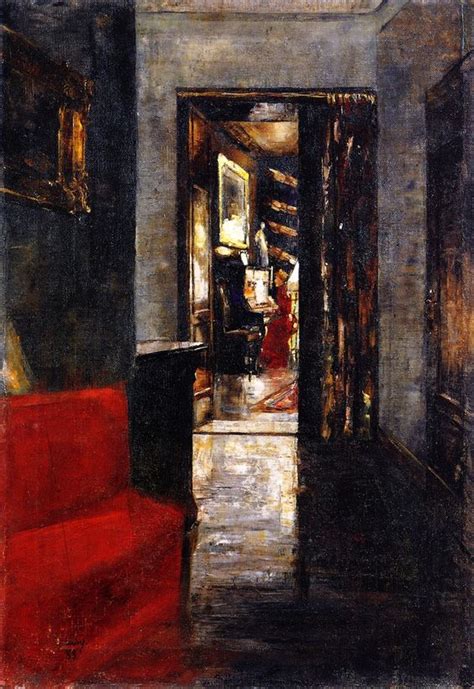 Museum Art Reproductions Interior With Woman At The Piano 1888 By