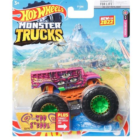 Машинка Mattel Hot Wheels Монстр Трак Мультяшный автомобиль FYJ TOO S COOL купить с