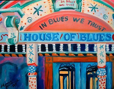 New Orleans House Of Blues By Marcia Baldwin From Landscapes