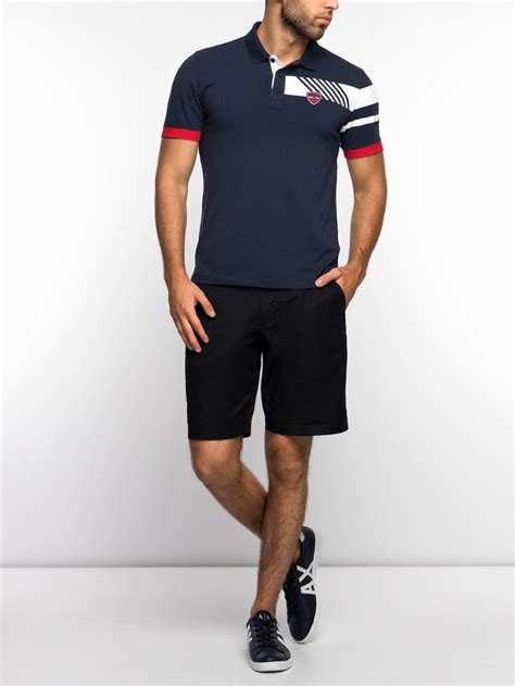 Ea Emporio Armani Polo Gpf Pj Z Bleu Marine Regular Fit