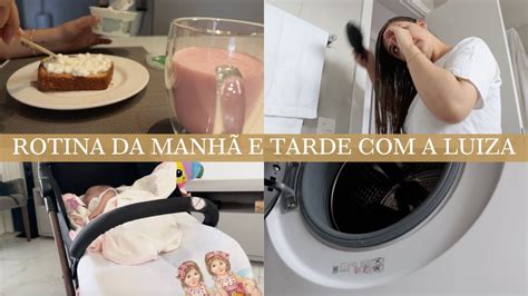 VLOG Rotina da manhã tarefas de dona de casa e tarde a Luiza