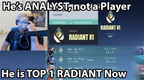 Shahzam On Top Radiant Is Sentinels Analyst Youtube