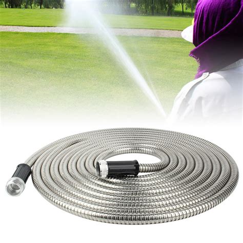 Otviap Flexible Hose 304 Stainless Steel Garden Water Hose Non Kink