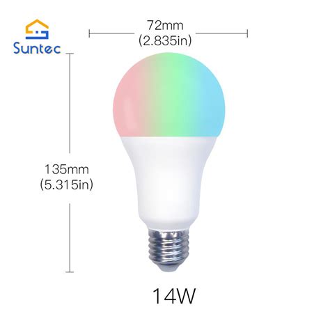 WiFi Tuya Smart Bulb RGB Cw Ww LED Smart Colorful RGB Bulb Light