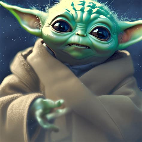 Baby Yoda By Greg Rutkowski Creative Fabrica