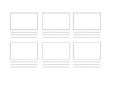 Printable Storyboard Template Free